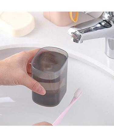 Skyr Toothbrush Storage Box & Travel Washing Cup - Creative Pink Caricature for Kids - Buy Online on GoSupps.com