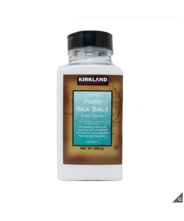 Kirkland Signature Pure Sea Salt- Fine Grain - Harvested from Brazilian Waters - 100% Natural - 850g