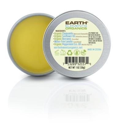 Peppermint & Chamomile Oil Balm - Soothing Home Remedy for Lips Nose & Chest | Ideal for Morning Pregnancy Travel | 1oz/30g - Buy Online on GoSupps.com