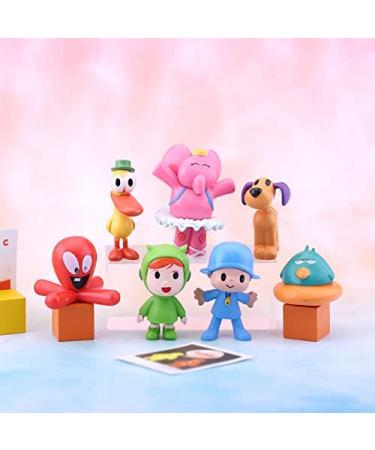 Pocoy0 Toys Set 7 PCS Cake Topper Mini Action Figures - Cartoon Characters Playset for Kids - Party Supplies Decorations - Buy Online on GoSupps.com