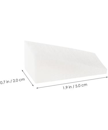 FRCOLOR 30 Pieces Triangular Sponge Tool Beauty Sponge Makeup Sponge Wedges Applicator Eyeshadow Sponge Nail Art Stamping Stamper for Colouring Nails Scraper White - Buy Online on GoSupps.com