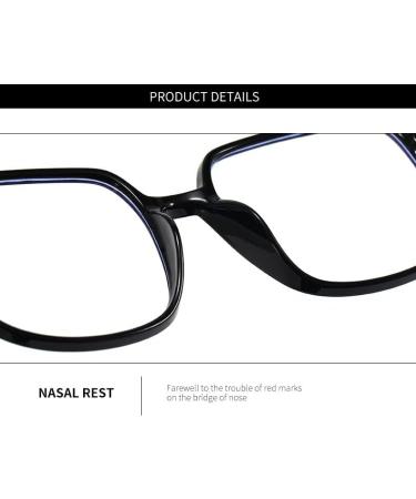 PARWANA Oversized Blue Light Blocking Reading Glasses +150 Pink | Square Fatigue Relief Computer Readers - International Shipping Available - Buy Online on GoSupps.com