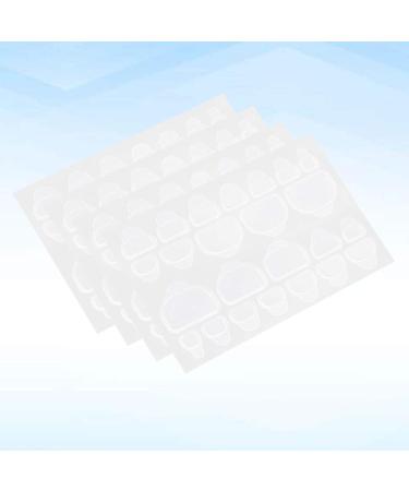Beaupretty 10 Sheets Glue Nail Sticker Adhesive Tabs Transparent Flexible Double Side Nail Glue Toe Nail Stickers for Fake Faux Nails Manicure Tool - Buy Online on GoSupps.com