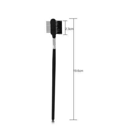 Buy 2 in 1 Multifunctional Eyebrow and Eyelash Brush Comb | Double Head Metal Steel Makeup Tool for Perfect Eyebrows - International Shipping Available - Buy Online on GoSupps.com