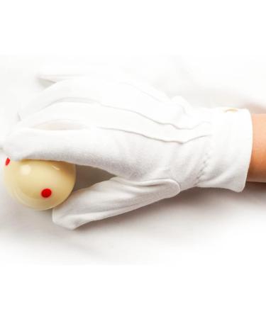 2PCS White Billiard Competition Referee Gloves - Professional Pool Snooker Accessories - Buy Online on GoSupps.com