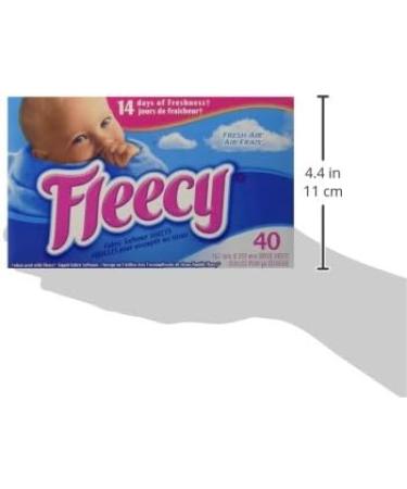 Fleecy Fresh Air Dryer Sheets 40 Count Fresh Air 1 count (Pack of 40) - Buy Online on GoSupps.com