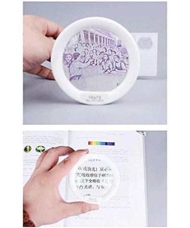 Magnifiers for Craft Work Reading Magnifier 10 Times Magnifying Glass Glass Lens Desktop Portable Elderly Reading Newspaper Magnifying Glass 72mm Vision - Buy Online on GoSupps.com
