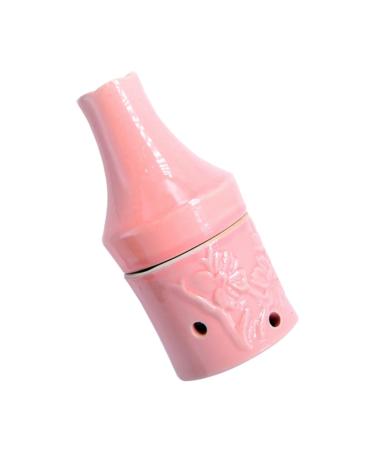 FRCOLOR 1 STK peach blossom-moxibustion ceramic bottle Moxibuscy roller body-moxibusposive pot circulation.