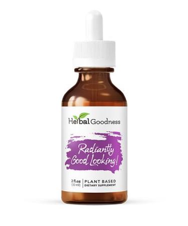 Herbal Goodness Radiantly Looking Good: Herbal Dietary Supplement Promote Healthy and Radiant Skin Natural Skin Care Vitamin C 2 Fl. oz - 1 Btle
