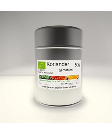Organic coriander ground 50g in the spreader