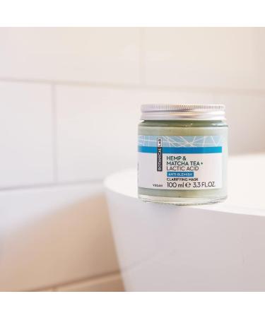 Botanical Lab Hemp Matcha Clarifying Face Mask 100ml Green Green Tea 100 millilitre - Buy Online on GoSupps.com