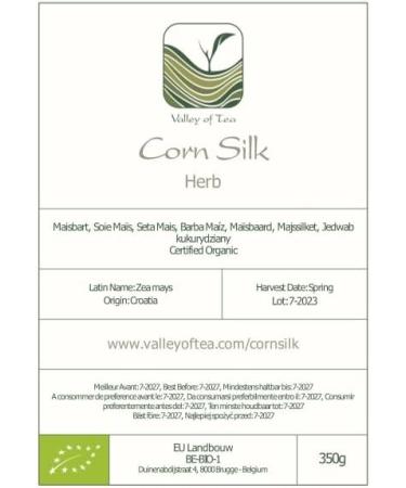 Corn Silk Organic Quality - Cornsilk Husk Herb 350g CornSilks 350g - Buy Online on GoSupps.com
