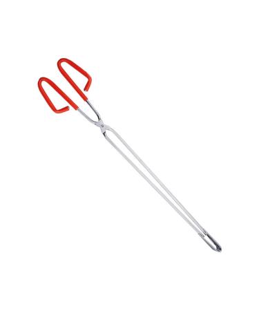 FRCOLOR 1pc Trash Tongs Logs Tweezers Barbeque Grill Garbage Picker Upper Charcoal Clip Trash Pliers Trash Waste Tong Outdoor Fireplaces Grilling Tools Cooking Tongs Plastic Elder Random Color 55x11cm