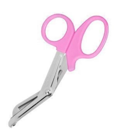 INSGB - Bandage Shears Scissors EMT and Medical Scissors for Nurses Students Emergency Room Paramedics - Perfect Nurses Scissors for First Aid Tough Cut Scissors (Large 7.5 Inches Pink) 1 Count (Pack of 1) Pink