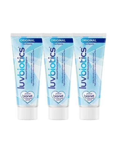 LUVBIOTICS Original Toothpaste Pack of 3 Original 75 ml Pack of 3