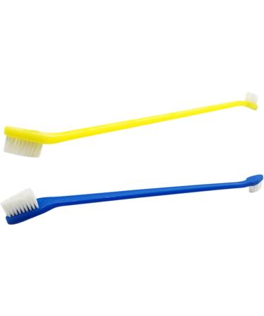 Housoutil 2pcs Toothbrushes Dog Toothbrush and Toothpaste Cat Dog Toothbrush Pet Supplies Golden Retriever - Buy Online on GoSupps.com