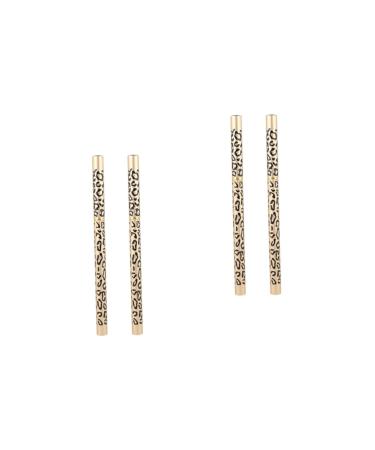 FOYTOKI 4 Pcs Long Lasting Eyebrow Pencils Waterproof Makeup Microblading Eyebrow Pen Eyebrows Wooden Brown