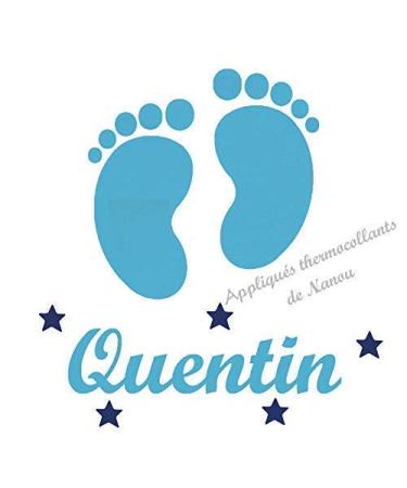 Pr nom pieds toiles personnalis pr nom patch