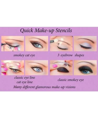 Quick Make-Up Stencils Set | 3 Easy Application Tools for Flawless Looks - Shop Internationally - Buy Online on GoSupps.com