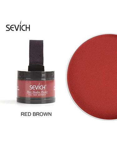 SEVICH Instant Hairline Shadow - Grey Hair Root Concealer for Thinning Hairline, Eyebrows & Beard - Windproof & Sweatproof Red Brown - Buy Online on GoSupps.com