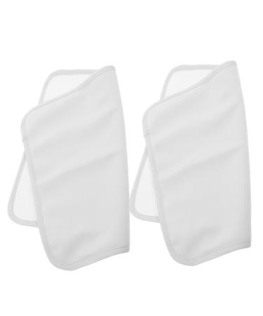 Frcolor 2 pieces of castor oil scenarious reusable castor oil compresser cloth absorbent soiling castor flannelly suction-capable for belly joints relaxing.Castor oil not in white