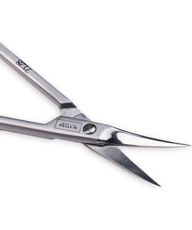MISTERO MILANO Cuticle Cutter - Nail Scissors with Sharp and Smooth Cut - for Strong Toenails - Extra Sharp Precision Curved Stainless Steel - Manicure Pedicure Scissors - Buy Online on GoSupps.com