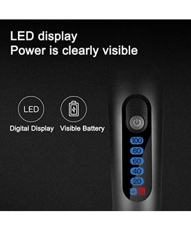 Professional Rechargeable Hair Clippers for Men - LED Screen Washable Ceramic Cutter Trimmer - Buy Online on GoSupps.com