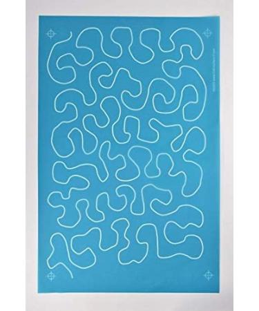 Full Line Stencil Beginners Choice Bundle with Pounce Pad and White Ultimate Iron Off Chalk - 31019 Large Stipple Meander (QPU 31019) - Buy Online on GoSupps.com