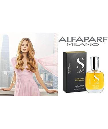 Alfaparf Milano Semi Di Lino Sublime Cristalli Liquidi Smoothing Hair Serum - 1.01 Fl Oz - Professional Salon Quality for Brilliant Shine and Hair Protection - Buy Online on GoSupps.com