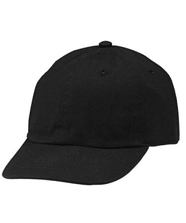 Kids Boy Girl Baseball Cap Hat Soft Cotton Lightweight Adjustable Size for 2-9 Years 6-9 Years Black