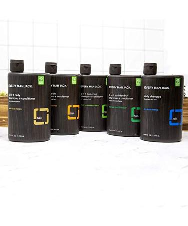 Every Man Jack Citrus 2-in-1 Shampoo + Conditioner Twin Pack - 27oz - Buy Online on GoSupps.com