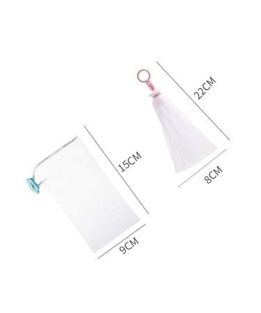 4 Pieces Blister Mesh Foaming Net - Double Layer Bubble Cleanser Bag for Easy Foam | International Shipping Available - Buy Online on GoSupps.com