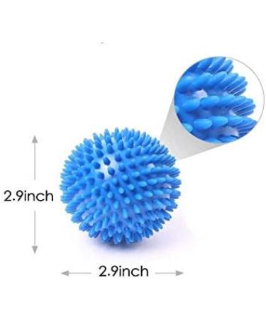 Quupy Massage Balls with Knobs Deep Tissue Muscle Relief Pain Alleviation for Plantar Fasciitis & Back Pain (7.5 cm Random Colors) - Buy Online on GoSupps.com