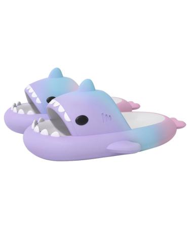 Lanivic young girls shark shower and bathing shoes tiger funny summer slippers slipproof slippers shoes flip -flops beach shark slipper