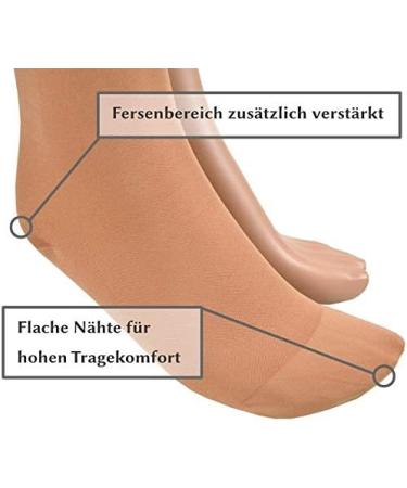 Buy Assistica Medical Compression Stockings 23-32 mmHg - Closed Tip Support for Men & Women Small Beige with Silicone Tape - Buy Online on GoSupps.com