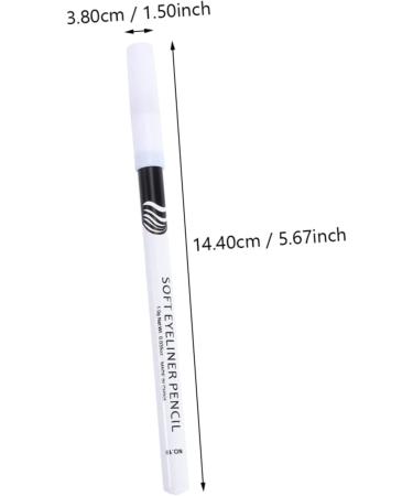 FOYTOKI 72 Pcs Eyeliner Pencil Waterproof White Eyeliner Colored Eyeliner White Pencil Makeup Wooden Pole - Buy Online on GoSupps.com