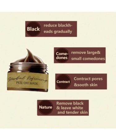 Pro-Herbal Refining Peel-Off Facial Mask - Blackhead Remover & Pore Minimizer Set | 80ml (2PCS) - Buy Online on GoSupps.com