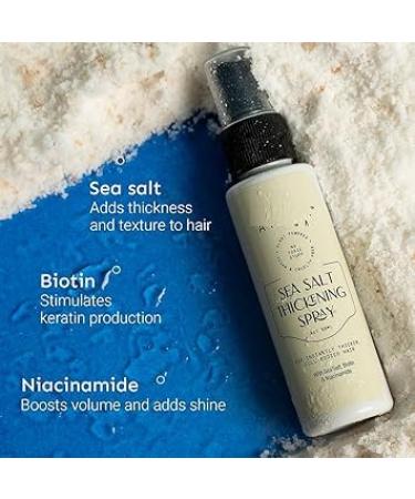 Sea Salt Volumizing Hair Spray For Beachy Locks & Natural Waves | Adds Volume & Texture To Hair Without Any Crunchy Feel | Made for All Hair Types With Sea Salt Biotin & Niacinamide | 50ML - Buy Online on GoSupps.com