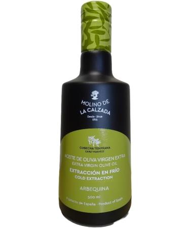 Premium Extra Virgin Olive Oil Early Harvest Cold Extraction Arbequina Variety 500 mL - Spanish Olive Oil - Buy Online on GoSupps.com