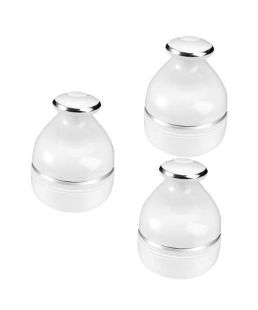 Healeved 3pcs tool electric massager massage brush white
