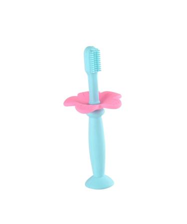 Fomiyes 2st baby training toothbrush toothbrushes for children baby toilet freight toilet items Training toothbrush for toddlers Extra toothbrush made of silicone bristle toothbrush clean