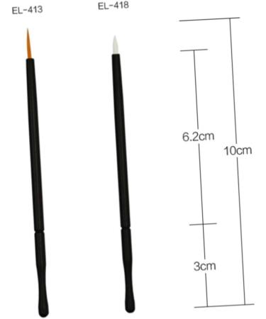 Beavorty 50pcs White Eyeliner Gel Eyeliner Pot White Eye Makeup Tools Wand Eyes Thin Angle 10X0.5cm Orange - Buy Online on GoSupps.com