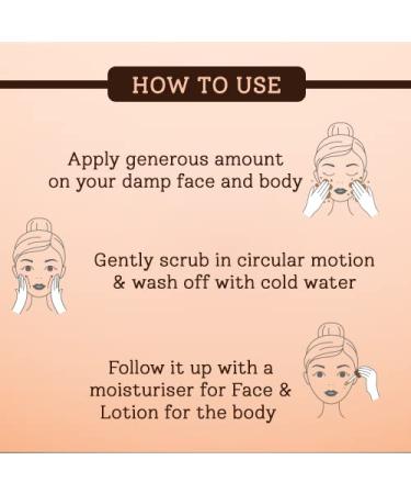 EO Laboratorie Natural Dry Face & Body Scrub - Coffee & Cinnamon Antioxidant 200g | Best Exfoliating Skincare for Glowing Skin - Buy Online on GoSupps.com