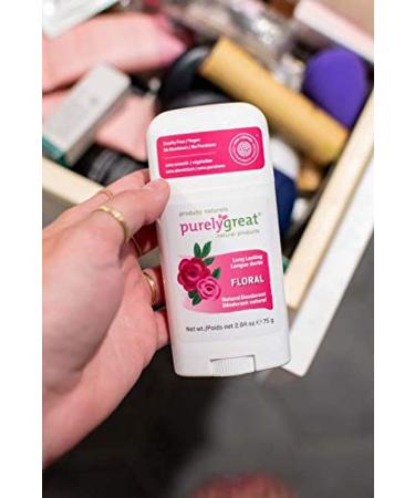 Natural Deodorant Stick - Floral - EWG Verified - Vegan Cruelty Free - No Aluminum No Parabens - Essential Oils Floral 2.6 Ounce (Pack of 1) - Buy Online on GoSupps.com