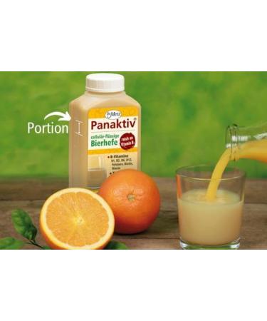 Panaktiv - liquid brewer's yeast 500 ml vitamins B1 B2 B6 B12 folic acid biotin niacin potassium zinc quality since 1950 - Buy Online on GoSupps.com