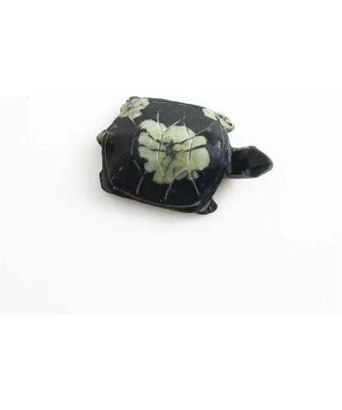 Double Happy Healing Crystal - 2.5 Natural Turtle Craft Carved Gem Reiki Animal Decoration Gift - Buy Online on GoSupps.com