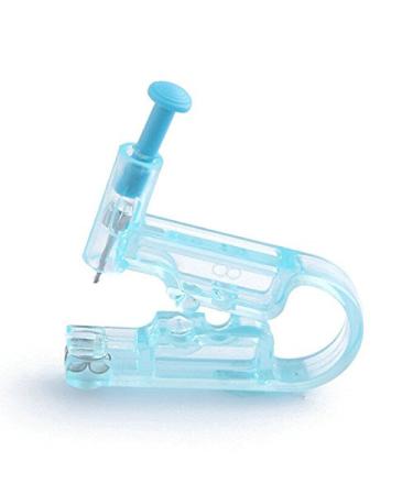 LOOCOO 8Pcs Disposable Ear Piercing Gun Set - Sterile, Painless, Non-infection, Non-inflammation - Blue - Buy Online on GoSupps.com