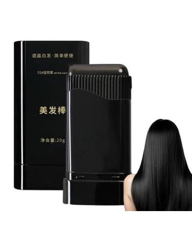 Generisch Instant hair colour pencil with comb - Temporary grey hair cover water and sweat resistant - 20g - 2-in-1 colour pencil - Long-lasting formula - Covers