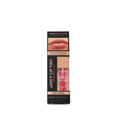 PROFUSION COSMETICS JUICY LIP TINT - NOURISHING LIP OIL: PINK SLIPPERS