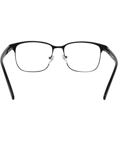 Vintage Mini Reading Glasses - Metal Frame Plastic Lenses - Black 1.0 Diopter - Unisex Reading Aid - Buy Online on GoSupps.com